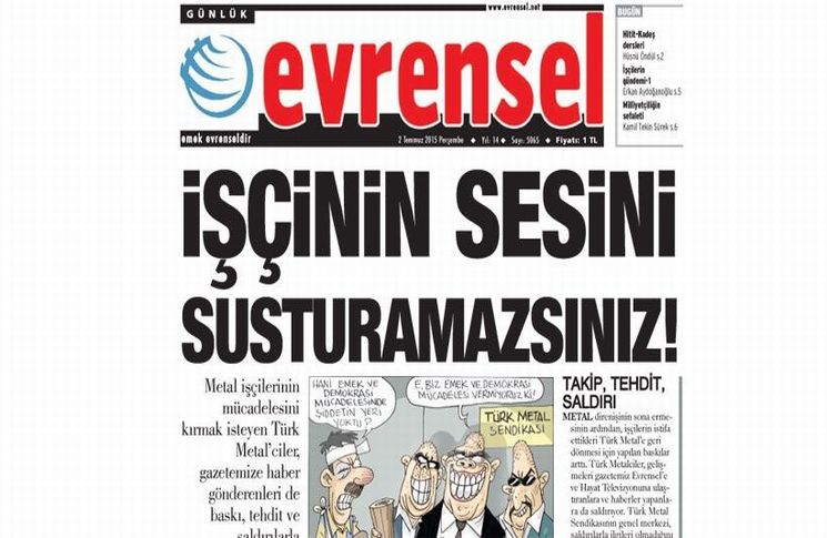 Evrensel’e Yönelik Baskı ve Saldırılar Meclis’e Taşındı