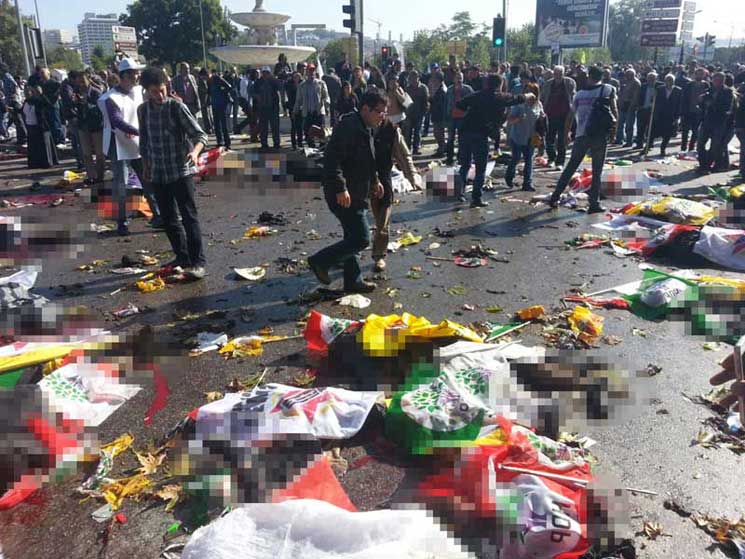 Erdogan and the government of war are responsible for the massacre in Ankara! Erdogan and the government of war are responsible for the massacre in Ankara!
