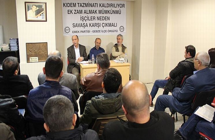Gebze İşçi Komitesi Oluşturuluyor: Hak Gaspları ve Savaşa Karşı Ortak Mücadele
