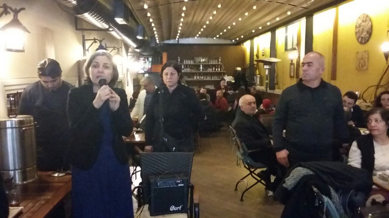 Selma Gürkan Çankaya’da Evrensel okurlarıyla buluştu