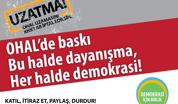 Türkiye’nin Geleceği İçin Demokrasi Güçleri “Hayır”dan Yana