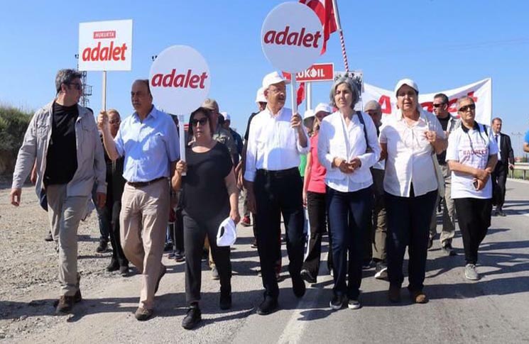 Adalet yürüyüşü sahiplenilmeli