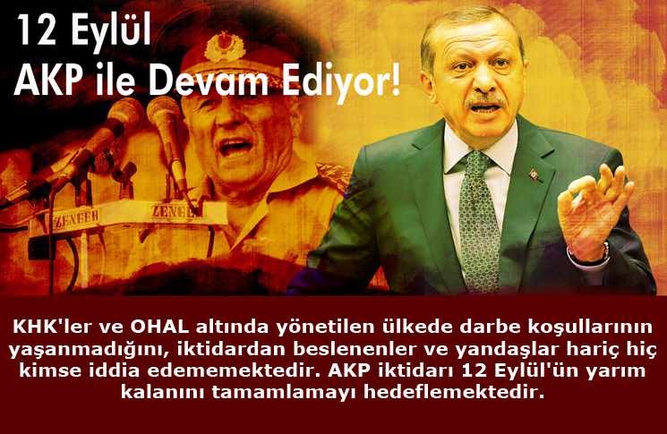 Darbe Koşullarında 12 Eylül’ün 37. Yılı