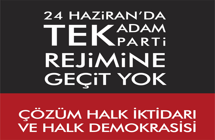 Her milliyet ve inançtan işçilere ve emekçi Türkiye halkına