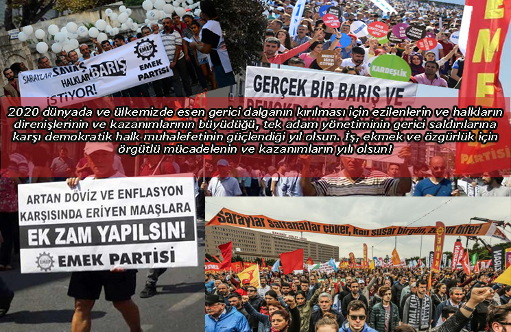 2020 Gericiliğe Karşı Mücadelenin Aydınlığında Umutla Gelsin!