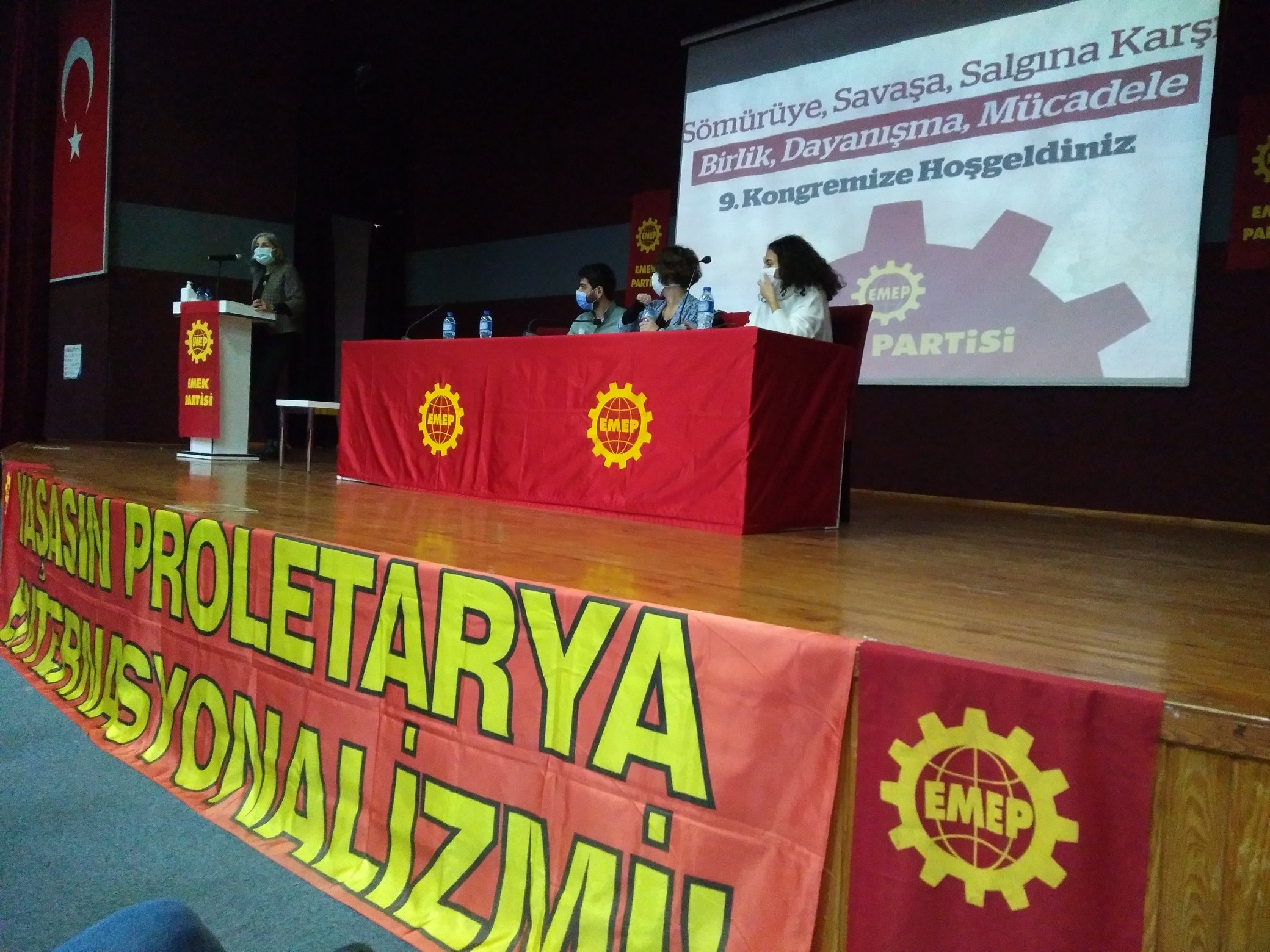 9. Genel Konferans ve Kongre çalışmalarımızı 22 Kasım’da tamamladık: Partimiz bütün işçi ve emekçileri “Salgına, Sömürüye ve Savaşa Karşı Birlik, Mücadele, Dayanışma”yı büyütmeye çağırıyor…