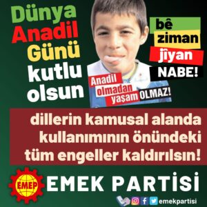 Dillerin Kamusal Alanda Kullanımının Önündeki Engeller Kaldırılsın!