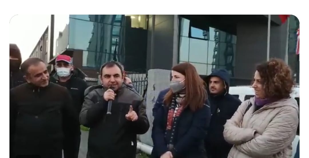 Çorap işçisi insanca yaşam için eylemlerine devam ediyor Çorap işçisi insanca yaşam için eylemlerine devam ediyor