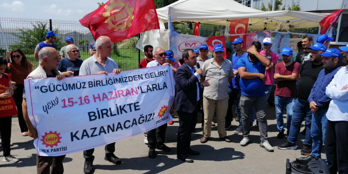 Türkiye işçi sınıfı bu ülkeyi aydınlığa çıkaracak
