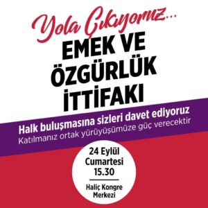 Davetimizdir: Birlikte Kazanacağız, Halk Kazanacak! Davetimizdir: Birlikte Kazanacağız, Halk Kazanacak!