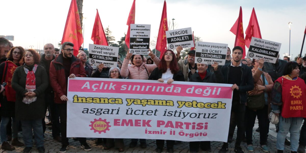 İnsanca yaşam için yoksulluk sınırı üzerinde ücret istiyoruz