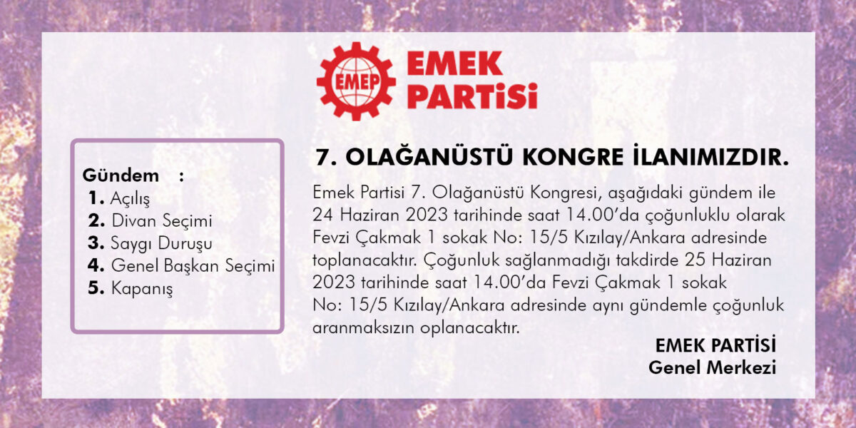 7. Olağanüstü Kongre