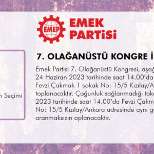 7. Olağanüstü Kongre