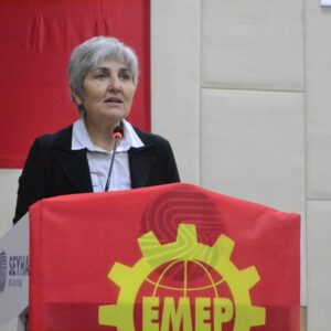 Genel Başkan Selma Gürkan: Tek adamı geriletecek olan emekçilerin mücadelesidir Genel Başkan Selma Gürkan: Tek adamı geriletecek olan emekçilerin mücadelesidir