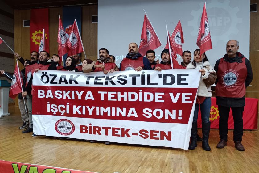 Özak işçileri EMEP’in kongresinde konuştu: Yanımızda olmayanlar seçimde kapımızı çalmasın Özak işçileri EMEP’in kongresinde konuştu: Yanımızda olmayanlar seçimde kapımızı çalmasın