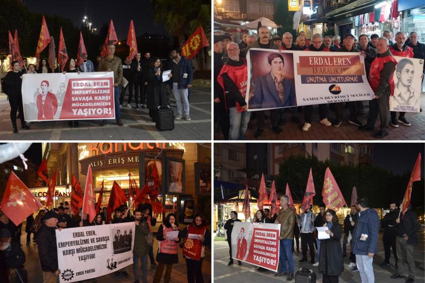 Erdal Eren idamının 43. yılında birçok ilde anıldı: Türkiye’de gençlik seçeneksiz ya da çaresiz değil Erdal Eren idamının 43. yılında birçok ilde anıldı: Türkiye’de gençlik seçeneksiz ya da çaresiz değil