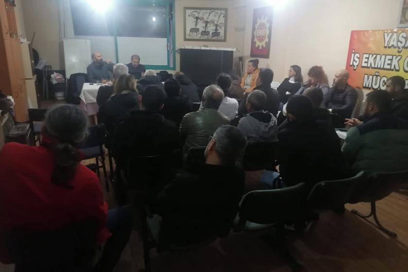 EMEP Antep’te işçilerle yerel seçim toplantısı yaptı: Üreten biziz şehri yönetmeye de aday olmalıyız