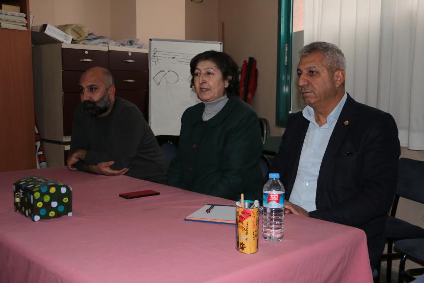 EMEP Genel Başkanı Aslan İzmir’de işçilerle buluştu: İşçiler kendi partisinde örgütlenmeli