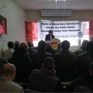 Emek Partisinin Tekirdağ Büyükşehir Belediye Başkan adayı Tuncay Sağıroğlu oldu