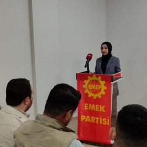 EMEP’in belediye başkan adayı Özak işçisi Funda Bakış: Sermaye ve ranta karşı işçilerin birliği
