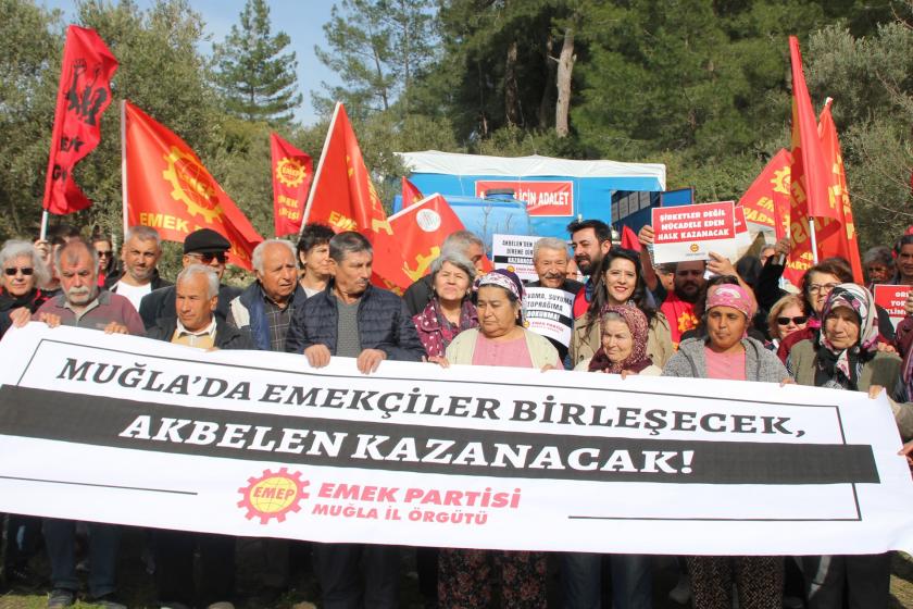 EMEP Muğla’da yerel seçim çalışmalarına Akbelen direnişiyle başladı EMEP Muğla’da yerel seçim çalışmalarına Akbelen direnişiyle başladı