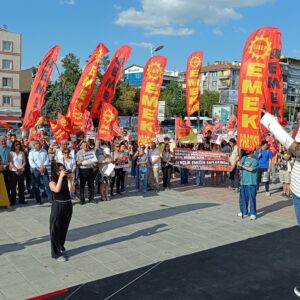 EMEP Ankara’da “Temmuzda zam” talebiyle miting düzenledi