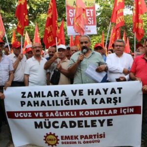 Dersim’de EMEP’ten hayat pahalılığına karşı eylem: “Sağlıklı yaşam ve ucuz konutlar için mücadele edelim”