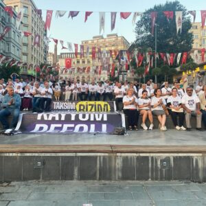 Emek Partisi, Şişhane’deki kayyum nöbetine katıldı