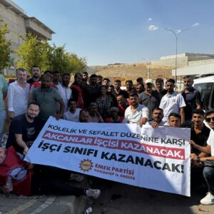 Sevda Karaca Akcanlar İşçilerini Ziyaret Etti: Talancılara Karşı Emeğinin hakkını İsteyenlerin Savaşı