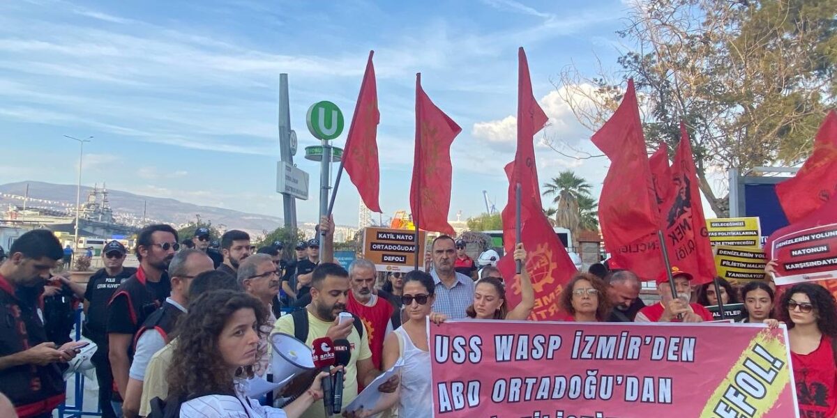 EMEP İzmir İl Örgütü: ABD savaş gemileri, İzmir’i ve ülkeyi terk etsin