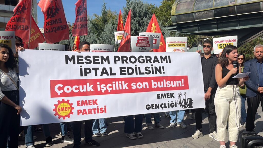 MESEM PROGRAMI İPTAL EDİLSİN! ÇOCUK İŞÇİLİĞE SON!