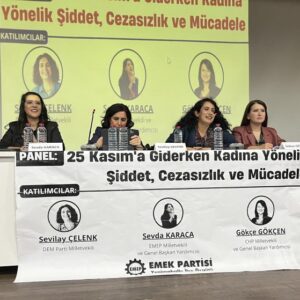 EMEP Yenimahalle İlçe Örgütü 25 Kasım konulu panel düzenledi