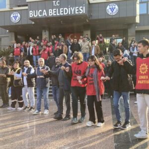 Emek Partisi Buca İlçe Örgütü grevdeki Buca işçilerini ziyaret etti