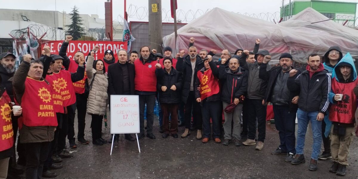 Bayhan grevdeki metal işçileriyle bir araya geldi: ‘Emeğin hakim olduğu bir ülkeyi hep birlikte inşa edeceğiz’