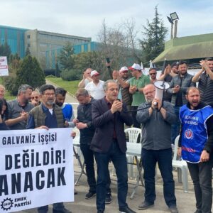 Tezcan Galvaniz grevi 6. gününde