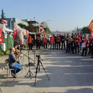 EMEP, Edip Akbayram’ı grevdeki işçilerle andı