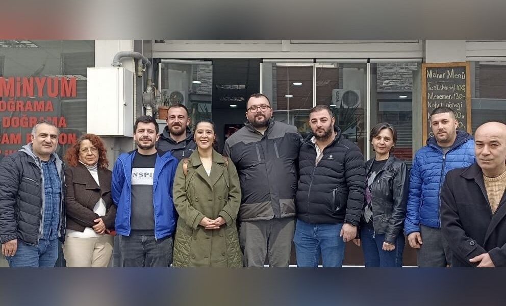 EMEP Milletvekili Karaca, Ravago işçileriyle bir araya geldi
