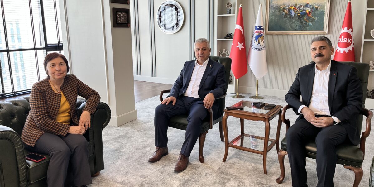 EMEP’ten Genel-İş Başkanı Çalışkan’a geçmiş olsun ziyareti