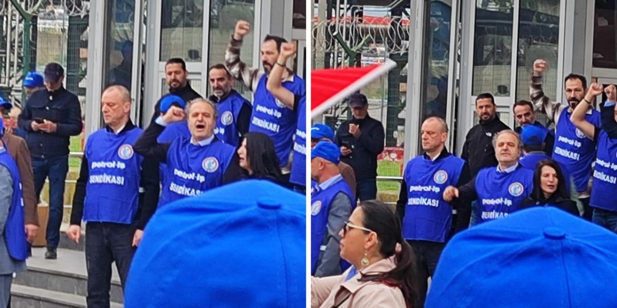 Bayhan, TÜPRAŞ işçilerinin eyleminde konuştu: Yüksek hakem değil Yüksek Şike Kurulu