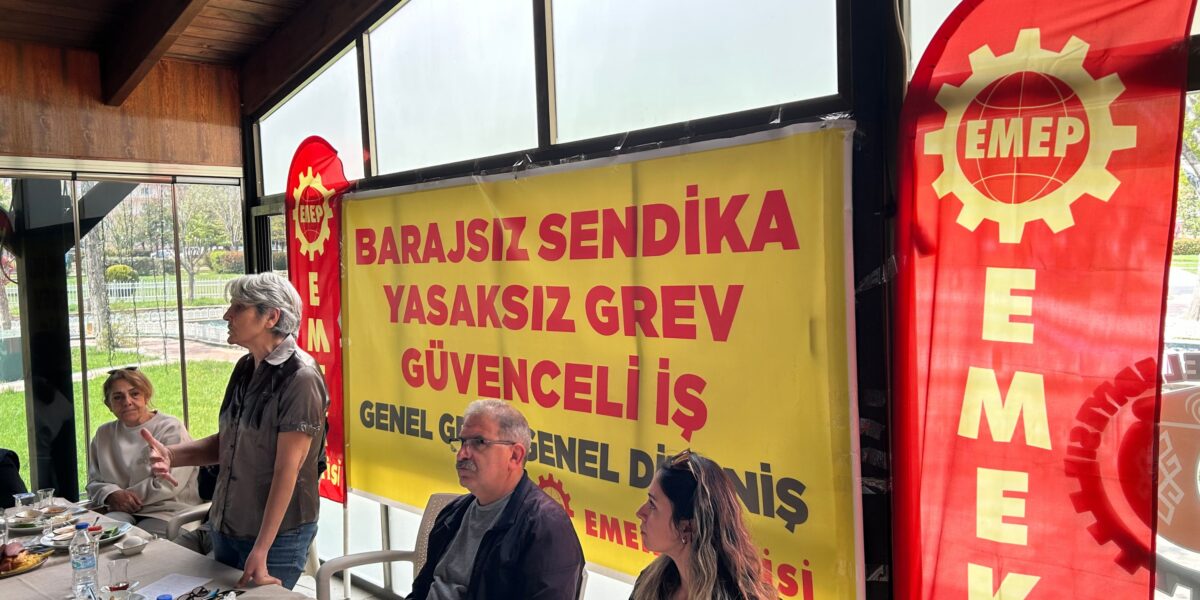 EMEP Uşak’ta etkinlik düzenledi: 1 Mayıs’ta alanlara