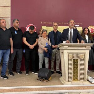 Bayhan’dan Masquerade katliamında yakınlarını kaybedenlerle basın toplantısı