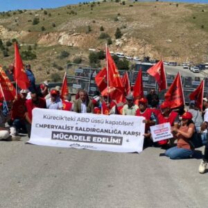 EMEP’ten Kürecik Üssü önünde eylem: ‘Emperyalizme karşı işçilerin cephesini birlikte kuralım’