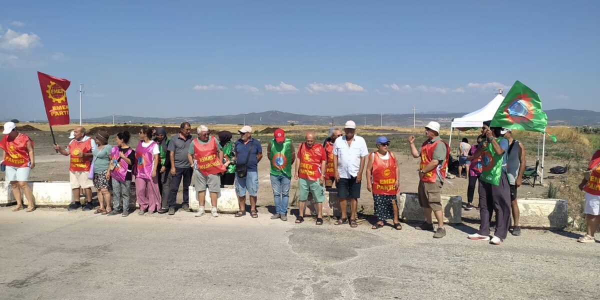 EMEP Dikili İlçe Örgütü’nden Queen işçilerine dayanışma ziyareti