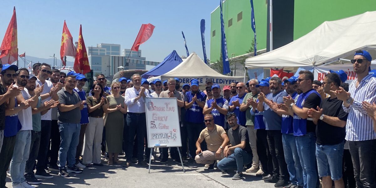 Gübretaş işçilerine EMEP’ten ziyaret: ‘İşçiye sabır, patrona peşkeş’ devri bitti