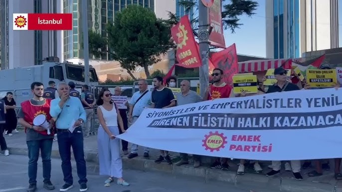 Katil ABD Ortadoğu’dan, Katil İsrail Filistin’den defol!