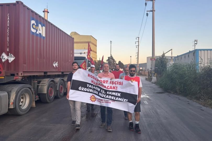Bayhan Rodaport Limanı işçilerini ziyaret etti: “İşçi sınıfı birliğini büyütürse hakkını kazanabilir”