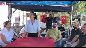 Sevda Karaca, grevdeki TPI işçilerini ziyaret etti