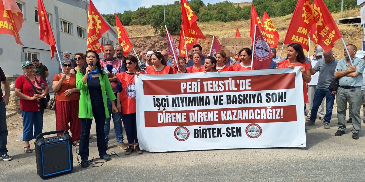 Sevda Karaca İşten Atılan Peri Tekstil İşçilerini Ziyaret Etti