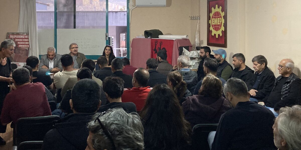 Emek Partisi, TPI işçileri ile bir araya geldi: ‘Bu mücadeleyi işçi sınıfının ortak mücadelesi haline getirmeliyiz’