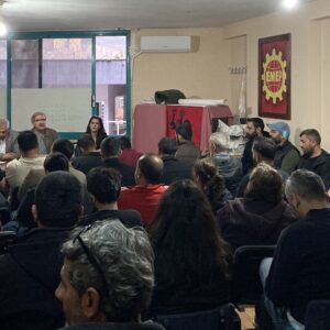 Emek Partisi, TPI işçileri ile bir araya geldi: ‘Bu mücadeleyi işçi sınıfının ortak mücadelesi haline getirmeliyiz’